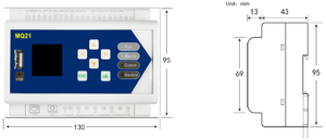 Solar PV <strong>Data</strong> <strong>Logger</strong> Smart Meter MQ21 Ethernet Multi Function Energy Meter Power Quality Analyzer - Product Image 5