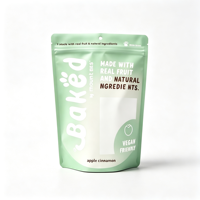Sachet Doypack Personnalisé Imprimé avec Trou de Suspension, Sac d'Emballage Alimentaire Refermable à Fermeture Éclair, Sachet Mat pour Friandises pour Animaux et Aliments Secs