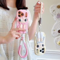 Casing HP iPhone 17 Apple 16 14/15 Pro Max motif gadis bersayap imut, anti jatuh, casing penuh lucu dan cantik.