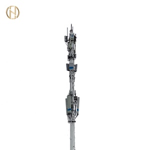 Mât de télécommunication galvanisé de haute qualité <span class=keywords><strong>Poteau</strong></span> d'<span class=keywords><strong>antenne</strong></span> de communication de tour haubanée - Product Image 3