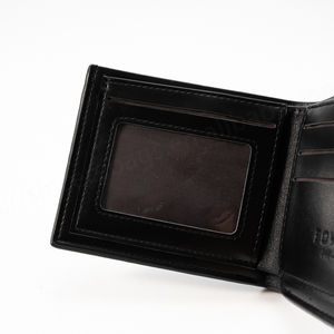 Hot Sales High Quality PU Leather Classic Unisex <b>Wallet</b> Slim <b>Long</b> RFID Protected Canvas Lining - Product Image 5