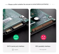 Kabel USB3.0 SATA Promosi untuk SSD HDD Hard Disk Drive dengan Selubung PVC dan Konduktor Tembaga Berlapis Timah untuk Komputer Printer