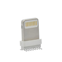 Pour Apple Lightning Jack 8 broches SMT Port de charge rapide USB Type C SMD Mount iPhone chargeur connecteur mâle