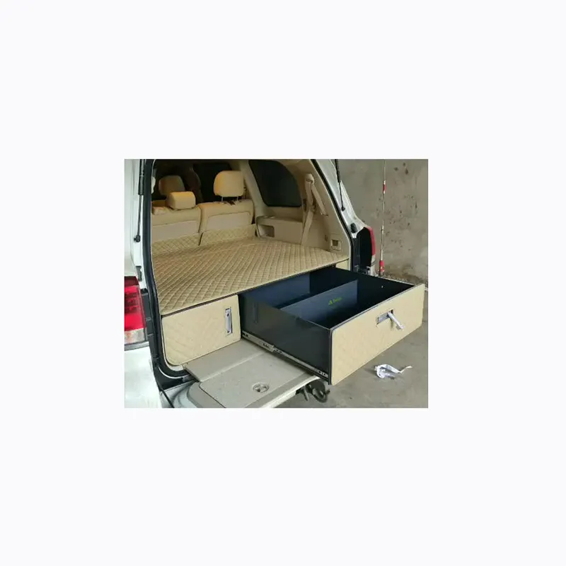トヨタランドクルーザーLC100LC200車の引き出し収納ボックスインテリア改造アクセサリーに適したトランク収納ボックス