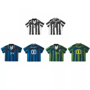 เสื้อฟุตบอลและฮอกกี้สไตล์วินเทจสำหรับผู้หญิง ยี่ห้อ American Retro Manufacturer แบบซับลิเมชั่น  รุ่น Maglie Da Calcio Club - Product Image 6