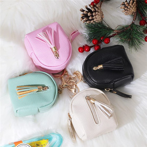 Portamonete Multifunzionale a Forma di Mini Zaino Rosa con Doppia Cerniera in Elegante Materiale PU per Ragazze - Product Image 2