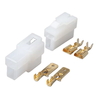 ANMAIP 2-poliger DC-Strom-T-Stecker für VHF/UHF Kenwood Yaesu Icom-Funk kabel
