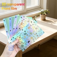 Film de protection arrière coloré OEM 190*120MM Grade AAA anti-reflet pour machine de découpe de films intelligents, personnalisable
