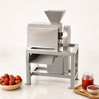 Hoge capaciteit tomaten-, guave- en mangopitverwijderaar en -pulpmachine voor fruitverwerkingsbedrijven, 380V motor