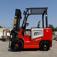 Chariot élévateur électrique à batterie lithium de haute qualité, 1 tonne, 2 tonnes, 4 roues, pour la logistique et l'entrepôt