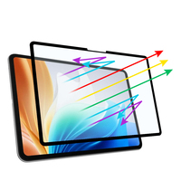 Protector de pantalla de iPad desmontable Nano-Gel, película protectora antiluz azul para iPad, película protectora de pantalla cortada a medida
