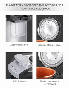 Điều Khiển Cảm Ứng Với Núm LCD 4 Hiển Thị Kỹ Thuật Số 5 Lít 900W Skd Đầy Đủ Đặt Hàng Nồi Áp Suất Điện - Product Image 6