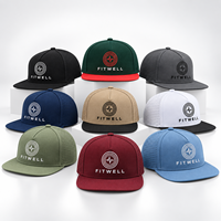 Casquette à visière plate personnalisée avec logo brodé et panneaux latéraux perforés, OEM ODM, pour streetwear et marques de créateurs