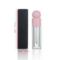 Boîte d'emballage vide blanche en carton pour rouge à lèvres et brillant à lèvres 95x25 rose mat pour cosmétiques et parfums, en stock
