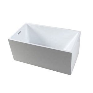 Bañera acrílica de tamaño pequeño con forma cuadrada, 120cm, con certificado cupc - Product Image 3