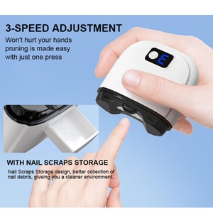 Coupe-ongles électrique intelligent portable et rechargeable, anti-pincement, ciseaux de manucure avec lames en acier inoxydable pour - Product Image 2