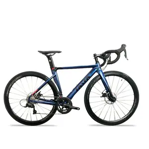 Venta al por mayor 3d carbono bicicleta-JAVA-bicicleta de carretera de fibra de carbono, freno de disco de 3 y 22 velocidades, 700c, profesional