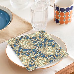 Serviettes en papier jetables imprimées personnalisées avec logo pour cocktails, mariages, dîners - Product Image 2