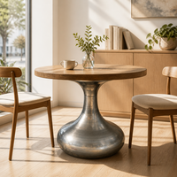 Pied de table basse ovale en acier au carbone forgé sur mesure OEM ODM pour mobilier