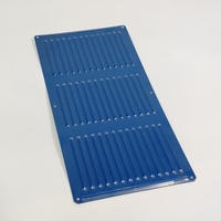 Grille de ventilation en aluminium 16*8'' avec revêtement en poudre et moustiquaire pour système CVC