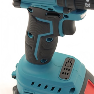 ชุดสว่านกระแทกไร้สาย Cross Border 21V สีน้ำเงิน แรงบิด 200 นิวตันเมตร หัวจับแบบไม่ใช้กุญแจ ใช้แบตเตอรี่ สำหรับเจาะไม้ โลหะ คอนกรีต - Product Image 3