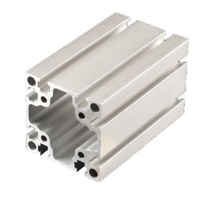 Profils en aluminium industriels modernes 6060G Norme nationale 6063-T5 Argent blanc Oxydation anodique Utilisation en atelier - Product Image 5
