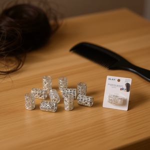 Anelli per trecce 10x15mm per extension per capelli, 10 pezzi - Product Image 2