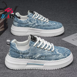 Zapatos Deportivos Casuales con Cordones, Suela Gruesa con Amortiguación de Aire, para Caminar y Skateboard - Product Image 3