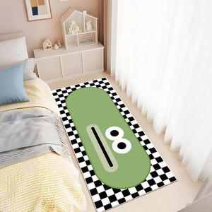 Tapis rectangulaire antidérapant en imitation cachemire pour enfants, tapis de sol pour chambre à coucher, salon, bureau, décoration de la maison - Product Image 2
