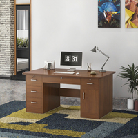 Meubles de bureau modulaires convertibles modernes, poste de travail pour personnel, vente directe d'usine, bureau d'ordinateur en bois, style panneau, optimal