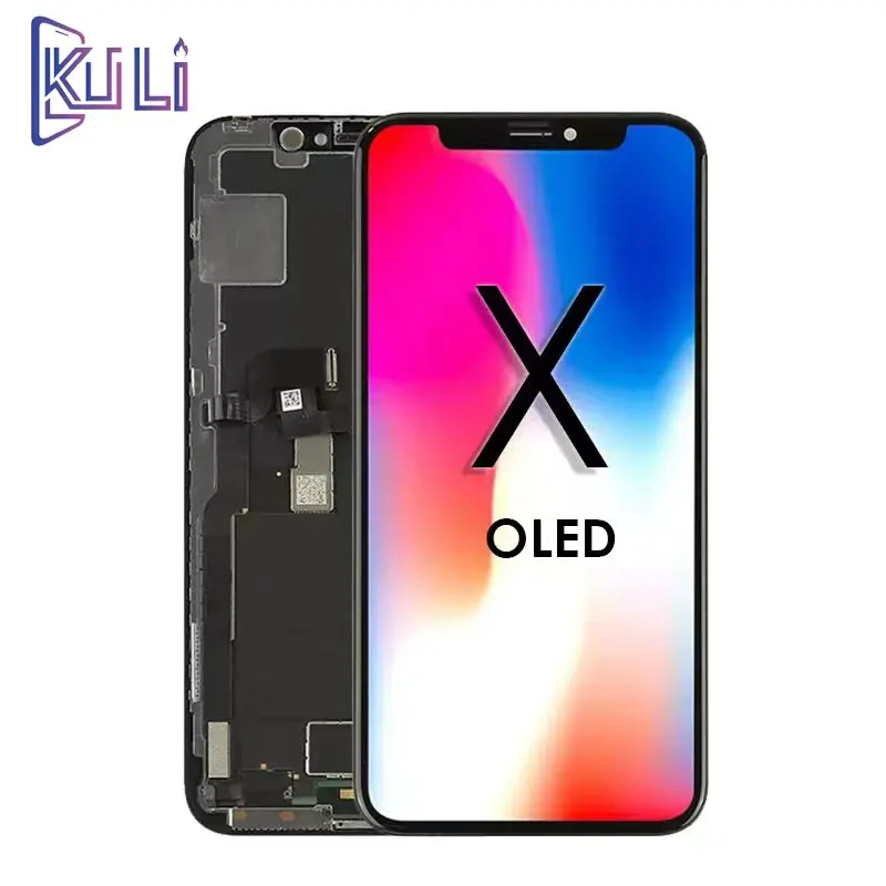 KULI Strength Factory Wholesale for iPhone X incell Process Components Mobile Screen Maintenance Parts LCD Display Replacement