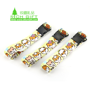 Longe de ceinture à bagages en sérigraphie rétractable personnalisée <span class=keywords><strong>avec</strong></span> crochet à boucle en plastique métallique sécurisé Prix bon marché <span class=keywords><strong>Pas</strong></span> de commande minimum - Product Image 2