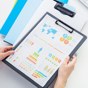 Deli 5016 <b>A4</b> Clipboard With Clip Strong Splint Office Writing Pad Board Colorful Foldable File <b>Folder</b> For <b>Document</b> Storage - Product Image 3