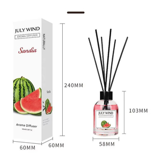Vendita calda di vetro 100ML per Reed diffusore Set di oli essenziali per la casa Hotel aria fresca <span class=keywords><strong>ambiente</strong></span> per la casa Hotel decorazione regalo - Product Image 4