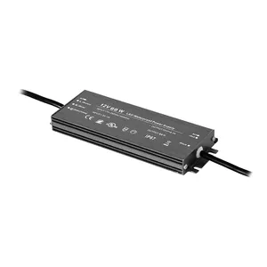 Voltaje de entrada de CA de potencia de alta calidad 220V 60W 100W 150W 200W 300W 12V fuente de alimentación Led impermeable Ip67 con U L Ce