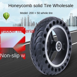 8 pollici 200x50 piccolo delfino scooter elettrico ruota anteriore 200x50 airless pneumatico 200*50 a nido d'ape solido pneumatico intero set ruote - Product Image 2