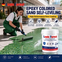 Vente en gros # Meilleure Vente : Revêtement de Sol Autolissant Antidérapant en Ciment, Effet Marbre Écologique, Peinture Époxy au Sable Coloré