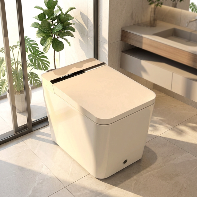 Hot Sale Automatic New Style Home Bathroom Floor Mounted Intelligent Smart Electric Toilets Bowl Auto Flush Sensor Smart Toilet