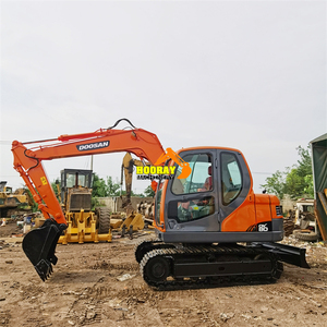 Excavatrice sur pneus Doosan 210W-7 d'occasion, matériel de terrassement Doosan, DX60 DX80, machine de construction Doosan, excavatrices - Product Image 4