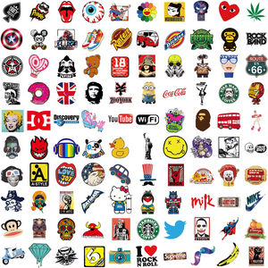 स्केटबोर्ड मोटरसाइकिल कार स्टाइलिंग लैपटॉप के लिए 100 पीसी हॉरर कूल स्टिकर - Product Image 2