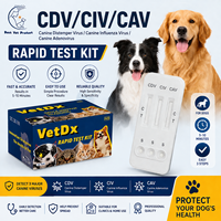 Fabrieks prijs Canine CDV CPV Combo Snelle Diagnostische Test Kit Hond Antigeen Cassette Dierenkliniek Verkoop
