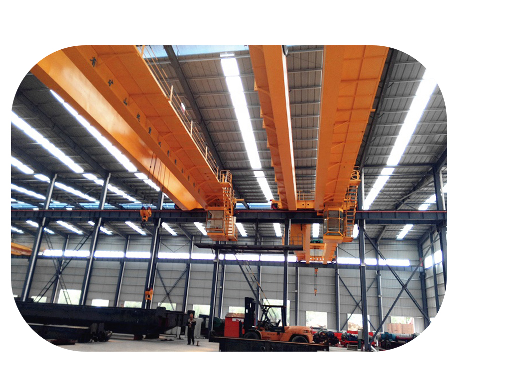 QD Type Double Girder Overhead Crane 250T 31m Span Wireless Remote Control