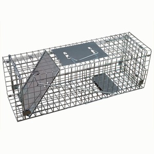 Jaula Plegable Reforzada para Animales con Sensor de Presión y Acabado sin Bordes Afilados para la Captura Segura y Eficiente de Ardillas y Gatos en Jardines - Product Image 4