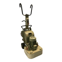 Polisseuse à béton manuelle 220V, meuleuse à sol époxy avec moteur à 4 têtes, machine à poncer les sols