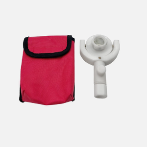 Mini-<span class=keywords><strong>prisme</strong></span> ADS Mini 109 rouge et blanc avec adaptateur de support en plastique pour station totale de topographie - Product Image 6