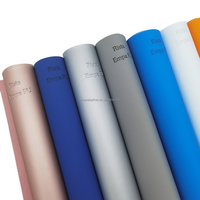 0.6mm mince couleur changeante Thermo Journal Boon couverture PU vinyle reliure cuir synthétique portefeuille matériel rouleau pour boîte cahier