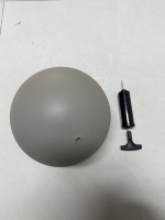 Pelota de Yoga de PVC Mate de 8 Pulgadas, 300g, 20cm, Personalizable con Logotipo, Suave, Antiexplosión, Color Beige, para Pilates, Gimnasia y Fitness
