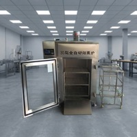 Four de fumage industriel à fumée chaude et froide pour viande, saucisses, jambon, bacon, poisson et viande séchée