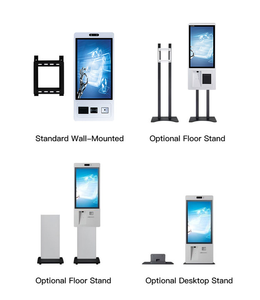 Petits kiosques 15.6 pouces auto-commande-kiosque Android/Wins <span class=keywords><strong>OS</strong></span> pour système de paiement de restaurant Machine de paiement avec imprimante thermique - Product Image 5