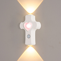 Lampe murale à détecteur de mouvement magnétique sans fil Morden, décoration intelligente pour la maison, lumière de nuit rechargeable par USB, lampe murale LED pour chambre à coucher, lampe de chevet